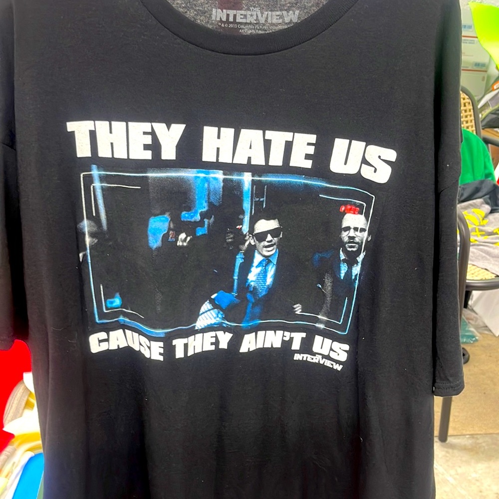 Brand new xxl the interview t-shirt